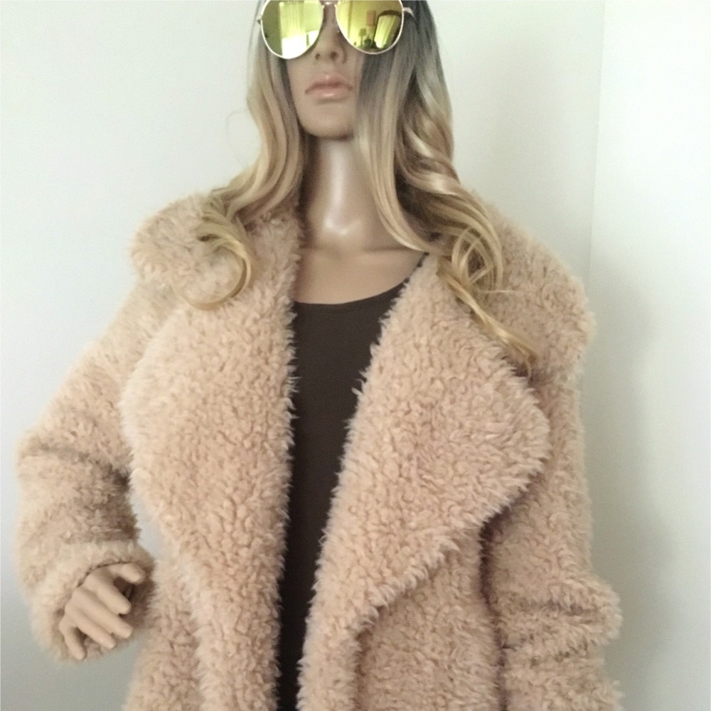 Nwot faux fur coat jacket